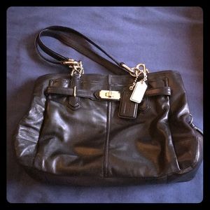 Coach purse. Black. Good condition.